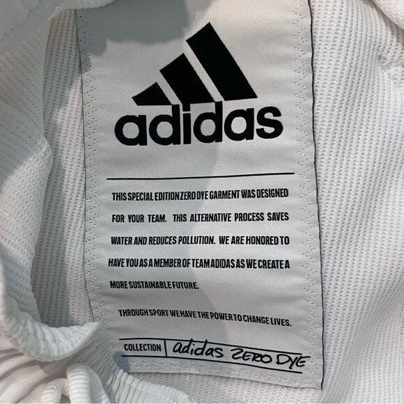 Adidas Men’s Special Edition Zero Dye Zip White Athletic Pants $100 Size XS - Picture 11 of 13